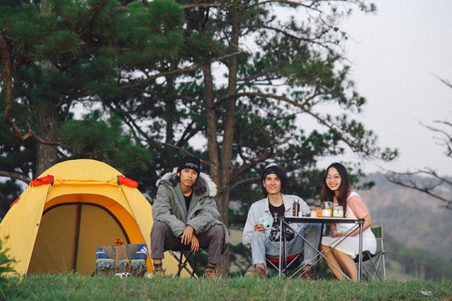 Tour cắm trại tại Đà Lạt